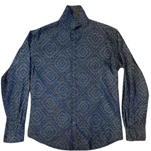 Beverly Hills Polo Club Men’s Size Medium Long Sleeve Button Down Black